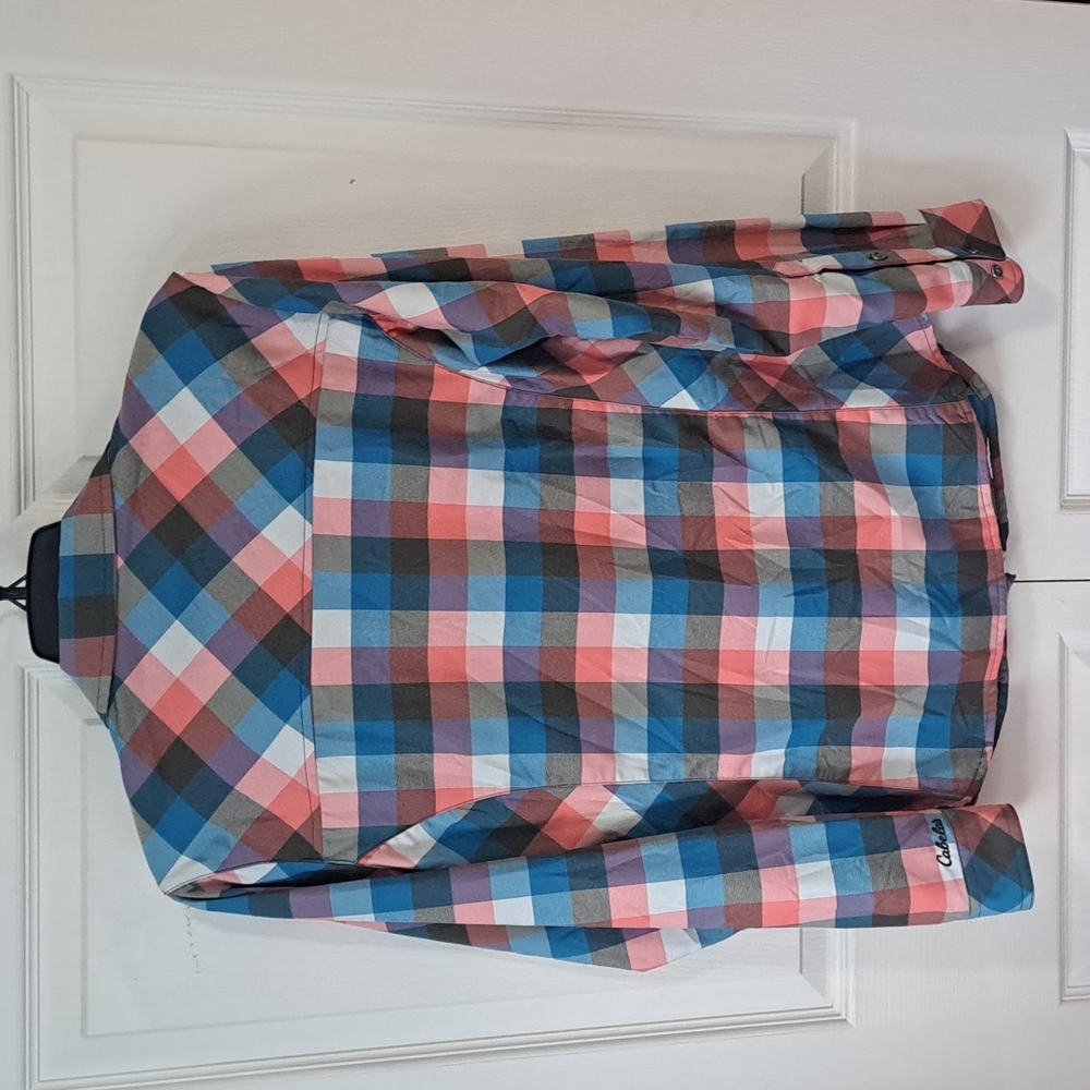Cabela's plaid button down shacket - small long sleeve - Picture 4 of 6